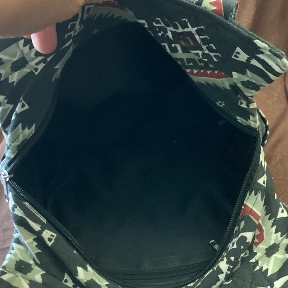 All Fabric Compartment Bohemian Tote - Picture 5 of 9